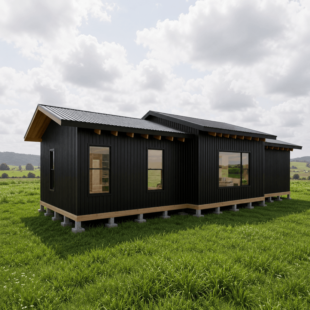 Kit panelizado casa 77m2