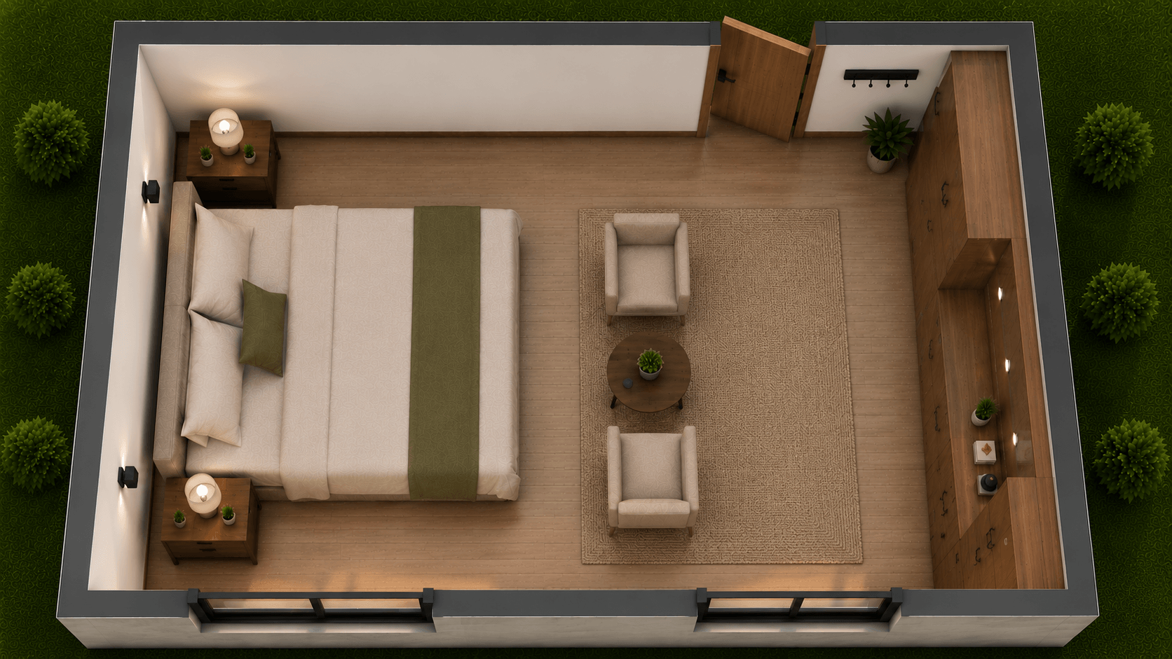 Casa Pionero 17m2 Interior Libre